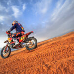 Toby Price (AUS) for Red Bull KTM Factory Racing races during stage 9 of Rally Dakar 2023 from Riyadh to Haradh, Saudi Arabia onJanuary 10, 2023. // Flavien Duhamel / Red Bull Content Pool // SI202301101119 // Usage for editorial use only //